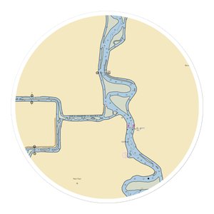 Holland Riverside Marina (Bethel Island, CA) NOAA Chart Sticker