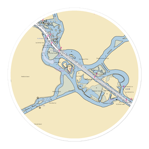 St. Francis Yacht Club (Stockton, CA) NOAA Chart Sticker