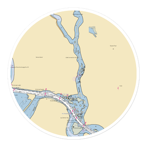 Herman & Helen's Marina (Stockton, CA) NOAA Chart Sticker