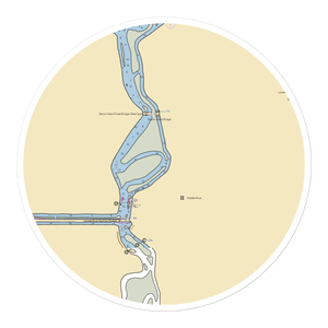 Bullfrog Marina (Stockton, CA) NOAA Chart Sticker