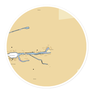 Stockton Downtown Marina (Stockton, CA) NOAA Chart Sticker
