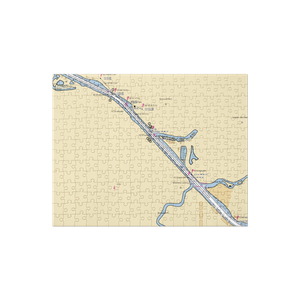 River Point Landing Marina (Stockton, CA) NOAA Chart Jigsaw Puzzle