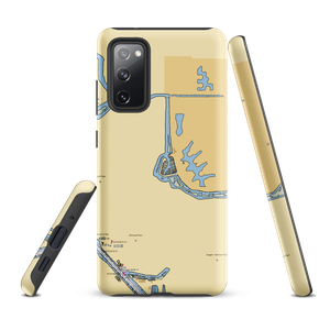 Village West Yacht Club (Stockton, CA) NOAA Chart Samsung Phone Case