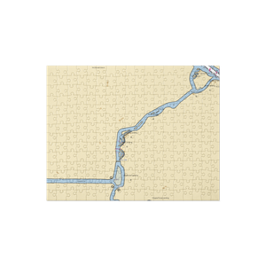 Turner Cut Resort (Stockton, CA) NOAA Chart Jigsaw Puzzle