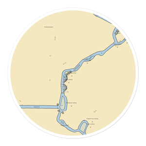 Turner Cut Resort (Stockton, CA) NOAA Chart Sticker