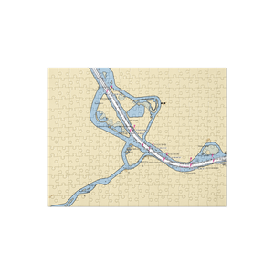 Lost Isle (Stockton, CA) NOAA Chart Jigsaw Puzzle