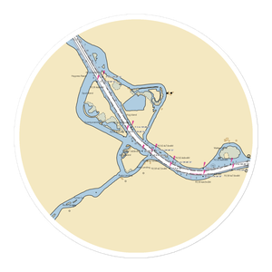 Lost Isle (Stockton, CA) NOAA Chart Sticker