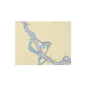 Weber Point Yacht Club (Stockton, CA) NOAA Chart Jigsaw Puzzle