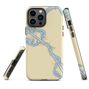 Delta Yacht Club (Stockton, CA) NOAA Chart  Tough iPhone Case