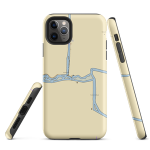 Paradise Point Marina (Stockton, CA) NOAA Chart  Tough iPhone Case