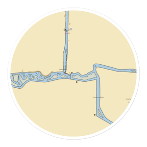 Paradise Point Marina (Stockton, CA) NOAA Chart Sticker