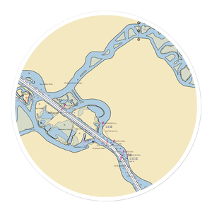 San Joaquin Delta Power Squadron (Stockton, CA) NOAA Chart Sticker