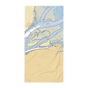 Woodley Island Marina (Samoa, CA) NOAA Chart Towel