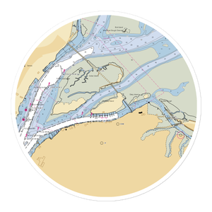 Woodley Island Marina (Samoa, CA) NOAA Chart Sticker