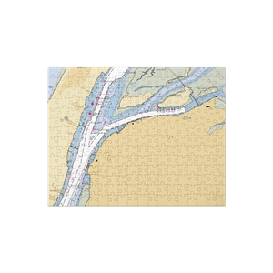 Englund Marine Supply Co (Samoa, CA) NOAA Chart Jigsaw Puzzle