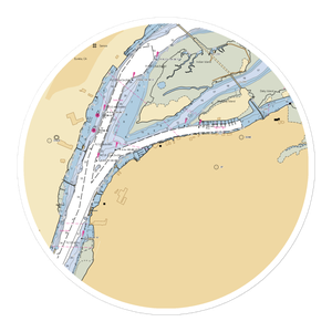 Englund Marine Supply Co (Samoa, CA) NOAA Chart Sticker