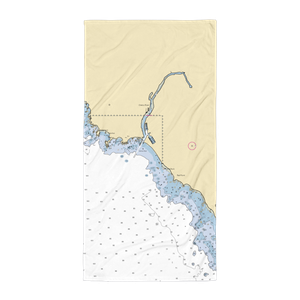 Port of Brookings Harbor (Brookings, OR) NOAA Chart Towel