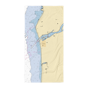  Port of Gold Beach (Gold Beach, OR) NOAA Chart Towel