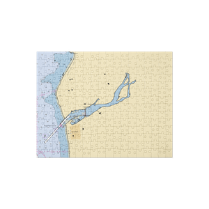 Rogue River Landing (Gold Beach, OR) NOAA Chart Jigsaw Puzzle