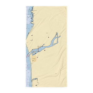 Rogue River Landing (Gold Beach, OR) NOAA Chart Towel