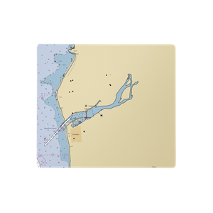 Rogue River Landing (Gold Beach, OR) NOAA Chart  Gaming Mouse Pad