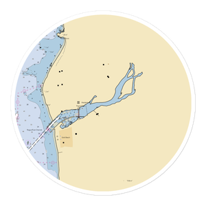 Rogue River Landing (Gold Beach, OR) NOAA Chart Sticker