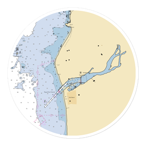 Lex's Landing (Gold Beach, OR) NOAA Chart Sticker