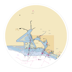 La Mariana Sailing Club (Honolulu, HI) NOAA Chart Sticker