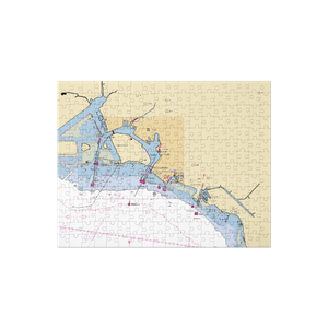 Kewalo Harbor (Honolulu, HI) NOAA Chart Jigsaw Puzzle