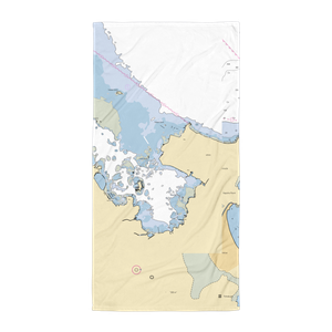 Kaneohe Bay Marina (Honolulu, HI) NOAA Chart Towel