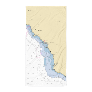 Waianae Small Boat Harbor (Waianae, HI) NOAA Chart Towel