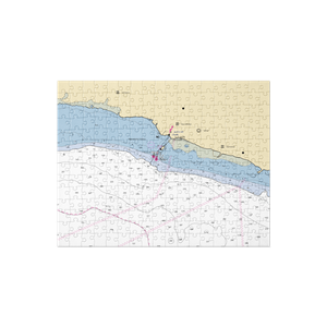 Kaunakakai Small Boat Harbor (Kaunakakai, HI) NOAA Chart Jigsaw Puzzle