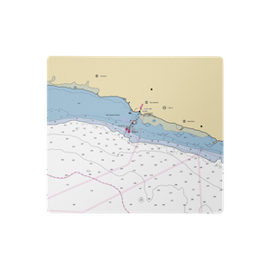 Kaunakakai Small Boat Harbor (Kaunakakai, HI) NOAA Chart  Gaming Mouse Pad