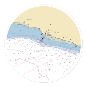 Kaunakakai Small Boat Harbor (Kaunakakai, HI) NOAA Chart Sticker