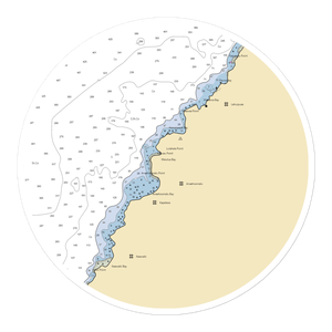 Hawaii Ocean Sports (Waikoloa, HI) NOAA Chart Sticker