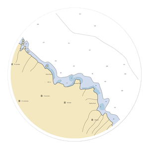 Keanae Ramp (Haiku, HI) NOAA Chart Sticker