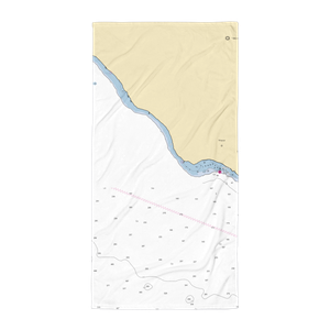 Olowalu Wharf (Kahului, HI) NOAA Chart Towel