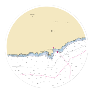 Manele Small Boat Harbor Marina (Lanai City, HI) NOAA Chart Sticker