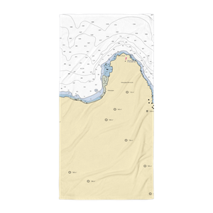 Kalaupapa Dock (Kualapuu, HI) NOAA Chart Towel