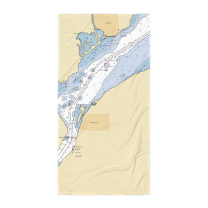 Cascade Locks Marina (Stevenson, WA) NOAA Chart Towel