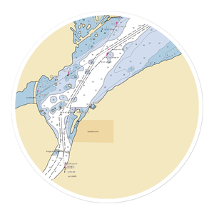 Cascade Locks Marina (Stevenson, WA) NOAA Chart Sticker