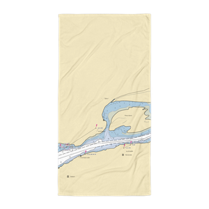 Beacon Rock State Park Moorage (North Bonneville, WA) NOAA Chart Towel