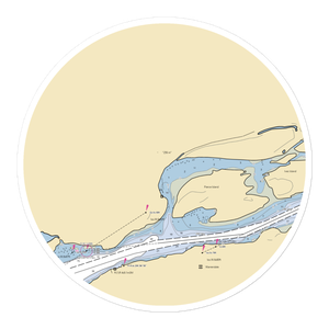 Beacon Rock State Park Moorage (North Bonneville, WA) NOAA Chart Sticker