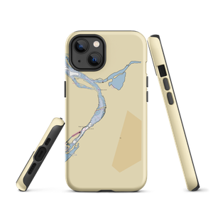 Sportcraft Landing Moorages (Gladstone, OR) NOAA Chart  Tough iPhone Case