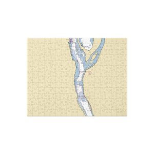 Willamette Moorage Park (Portland, OR) NOAA Chart Jigsaw Puzzle