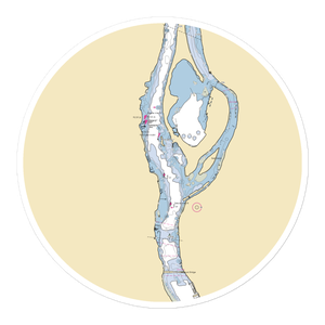 Willamette Sailing Club (Portland, OR) NOAA Chart Sticker