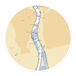 Riverplace Marina (Portland, OR) NOAA Chart Sticker