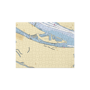 McCuddy's Hayden Island Moorage (Portland, OR) NOAA Chart Jigsaw Puzzle