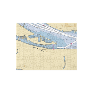 Portland Yacht Club (Portland, OR) NOAA Chart Jigsaw Puzzle