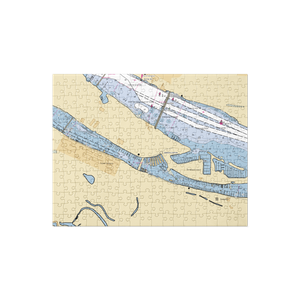 Jantzen Bay Marina (Portland, OR) NOAA Chart Jigsaw Puzzle